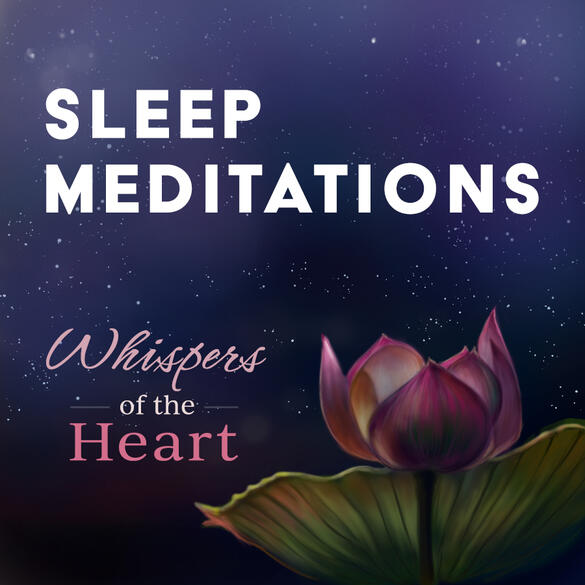 The podcast cover art for Sleep Meditation by Whispers of the Heart